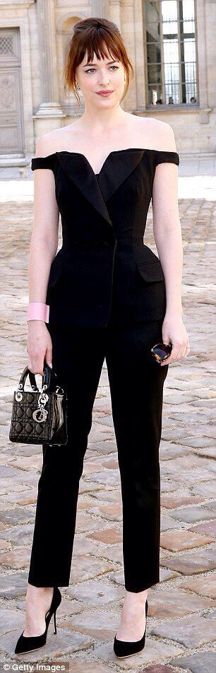 Small Lady Bag Black With Chain