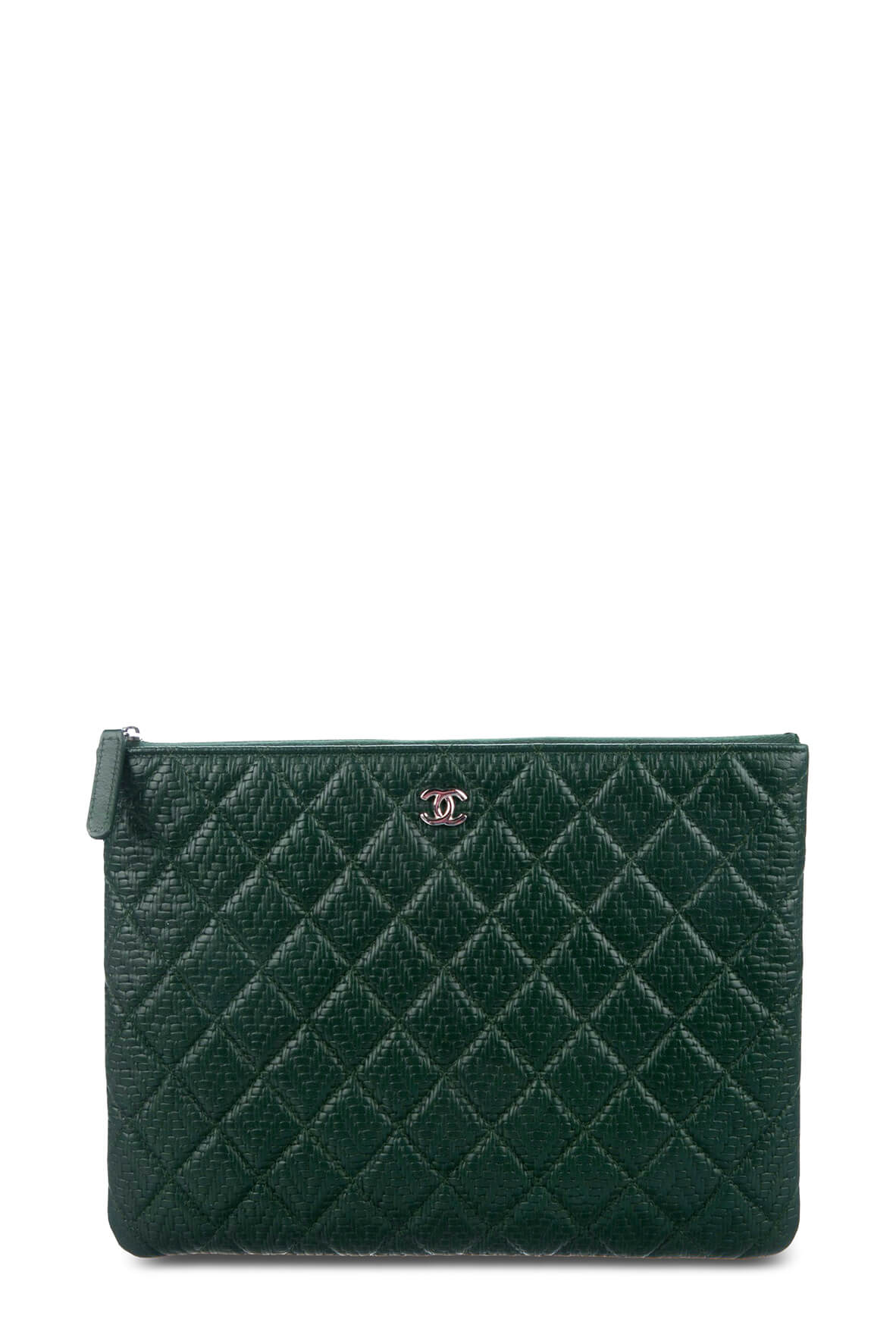 Medium Quilted O Case Clutch Evergreen - Product Image 2