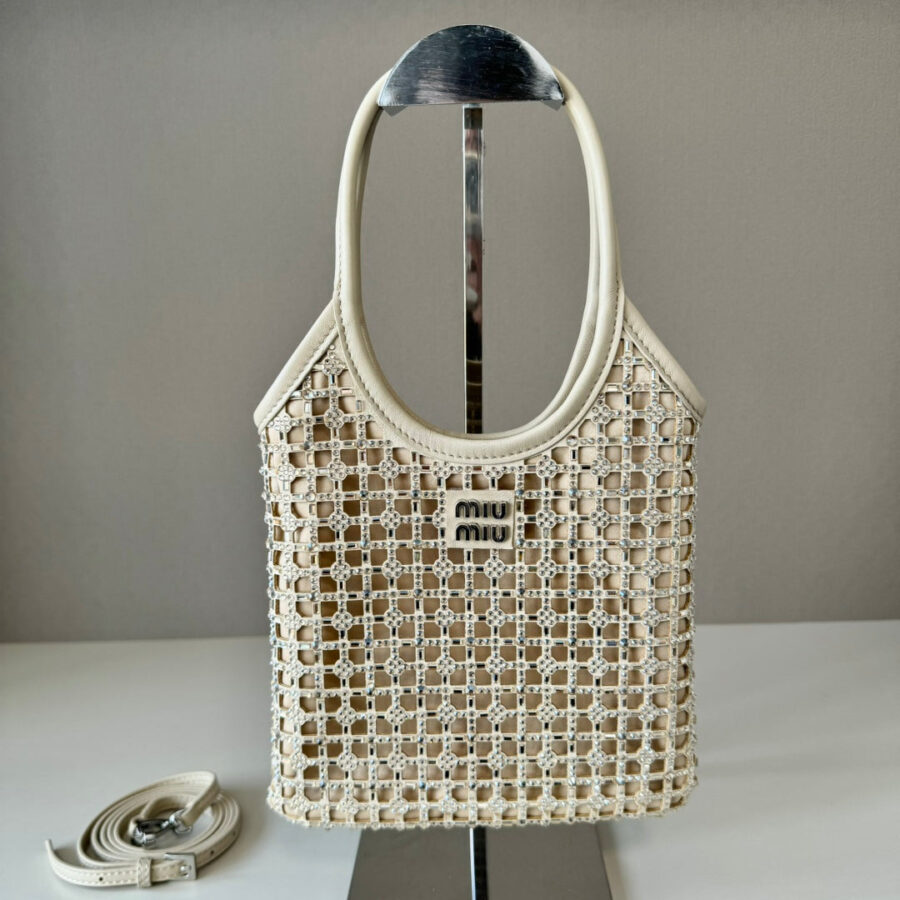 MiuMiu small diamond bag leather | Studio Nafay