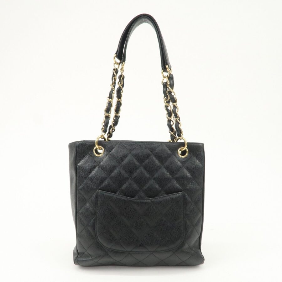 Chanel Tote black bag – front view
