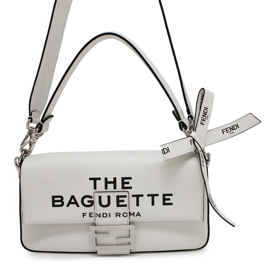 FENDI Marc Jacobs collaboration Mamma Bucket White8BR600 Leather | Studio Nafay