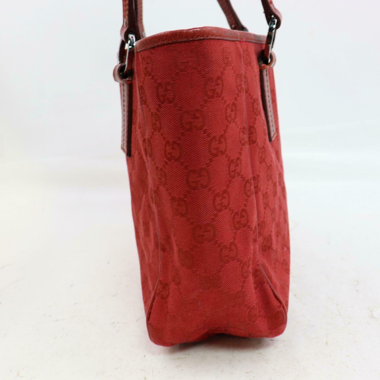 Brand Inspired Gucci Tote Bag Red Canvas (shc1-14284)