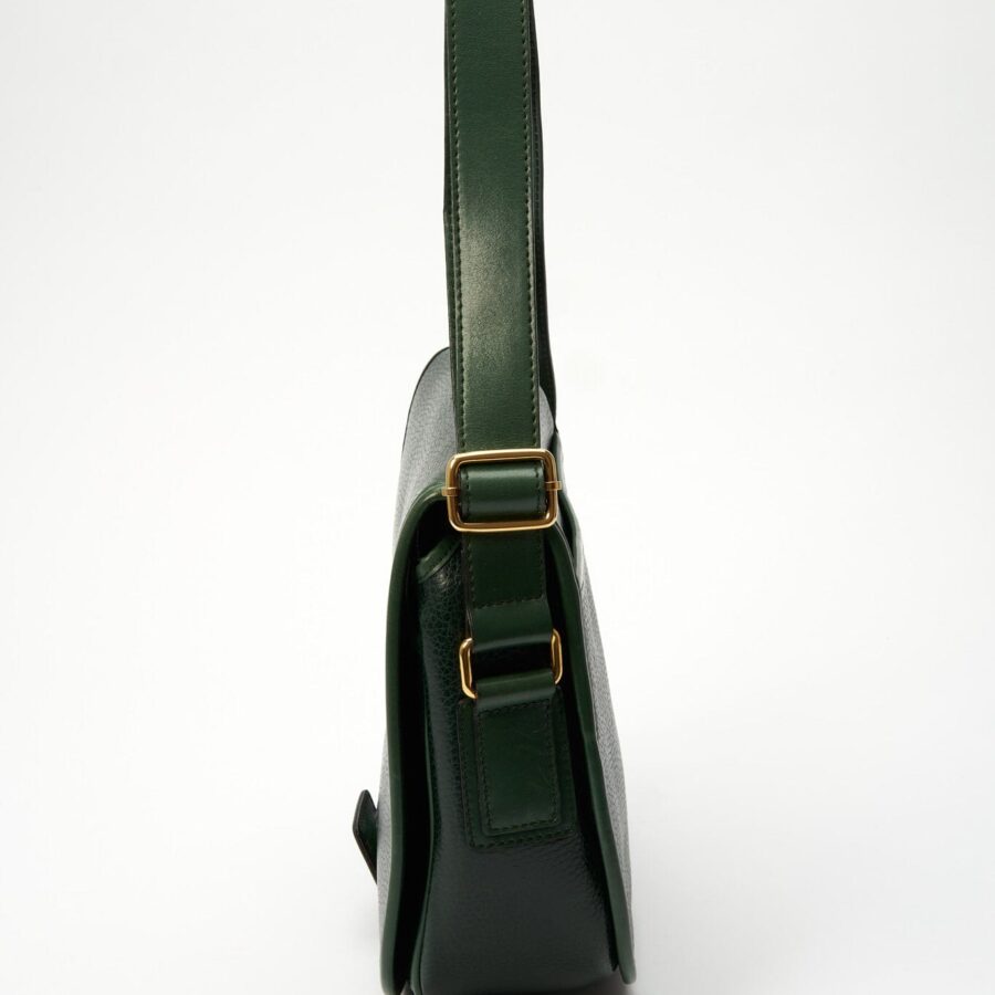 Celine Green Crossbody Leather Bag | Studio Nafay