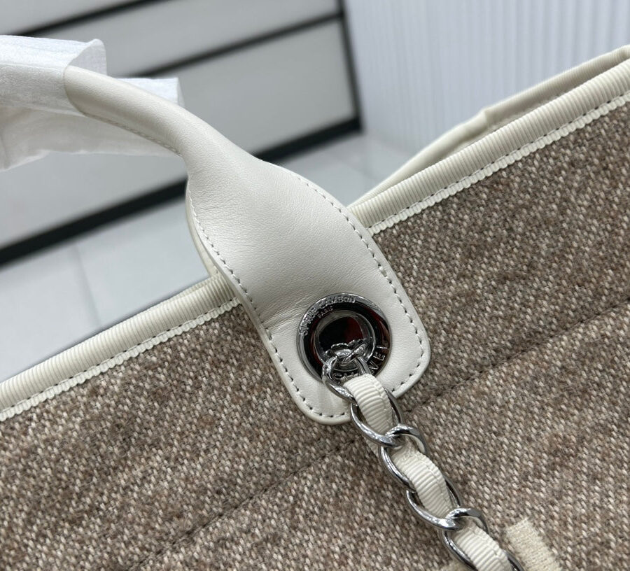 Louis Vuitton Deauville white bag – front view