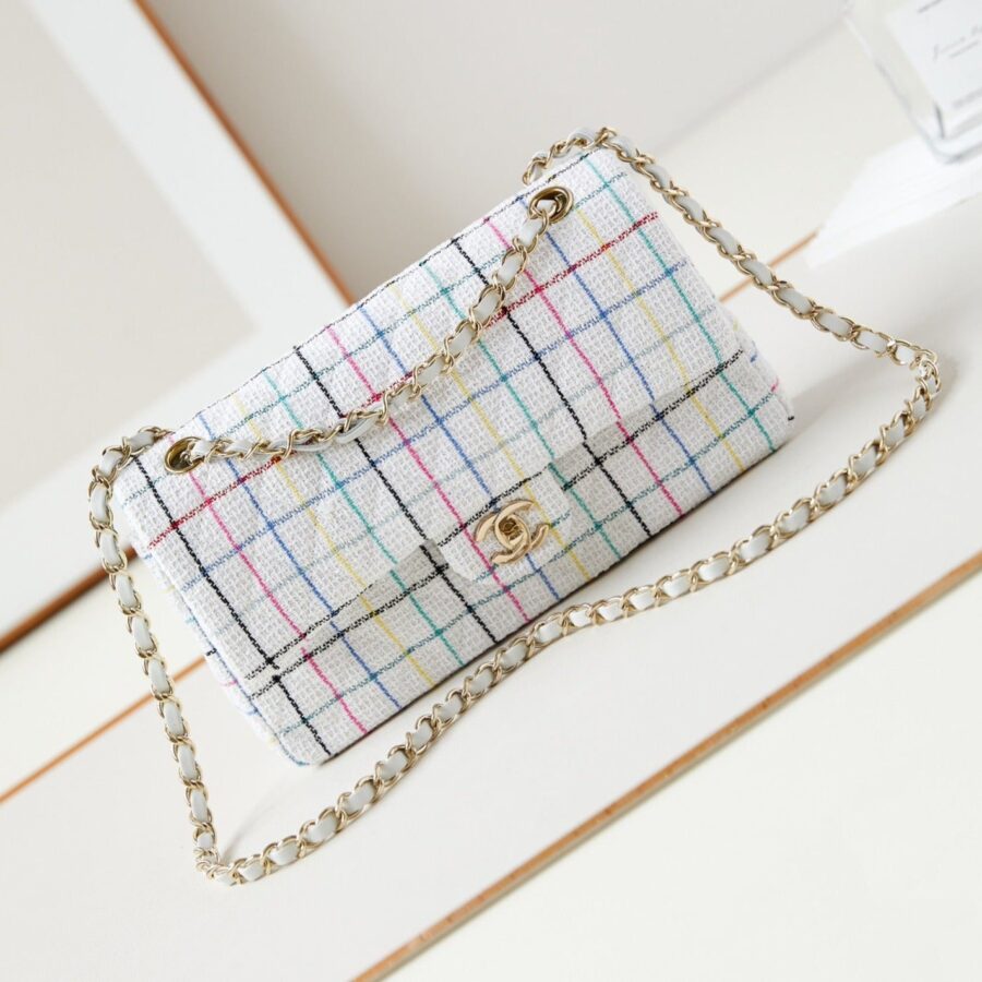 Chanel handbag gold – front view