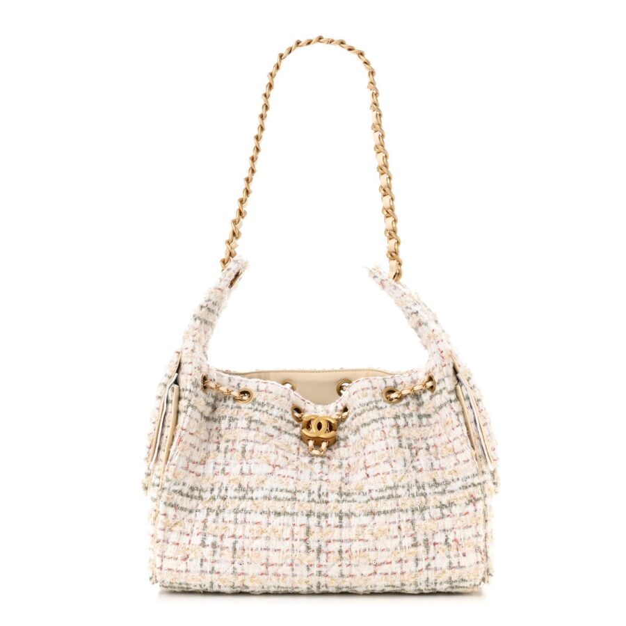 Chanel handbag gold – front view