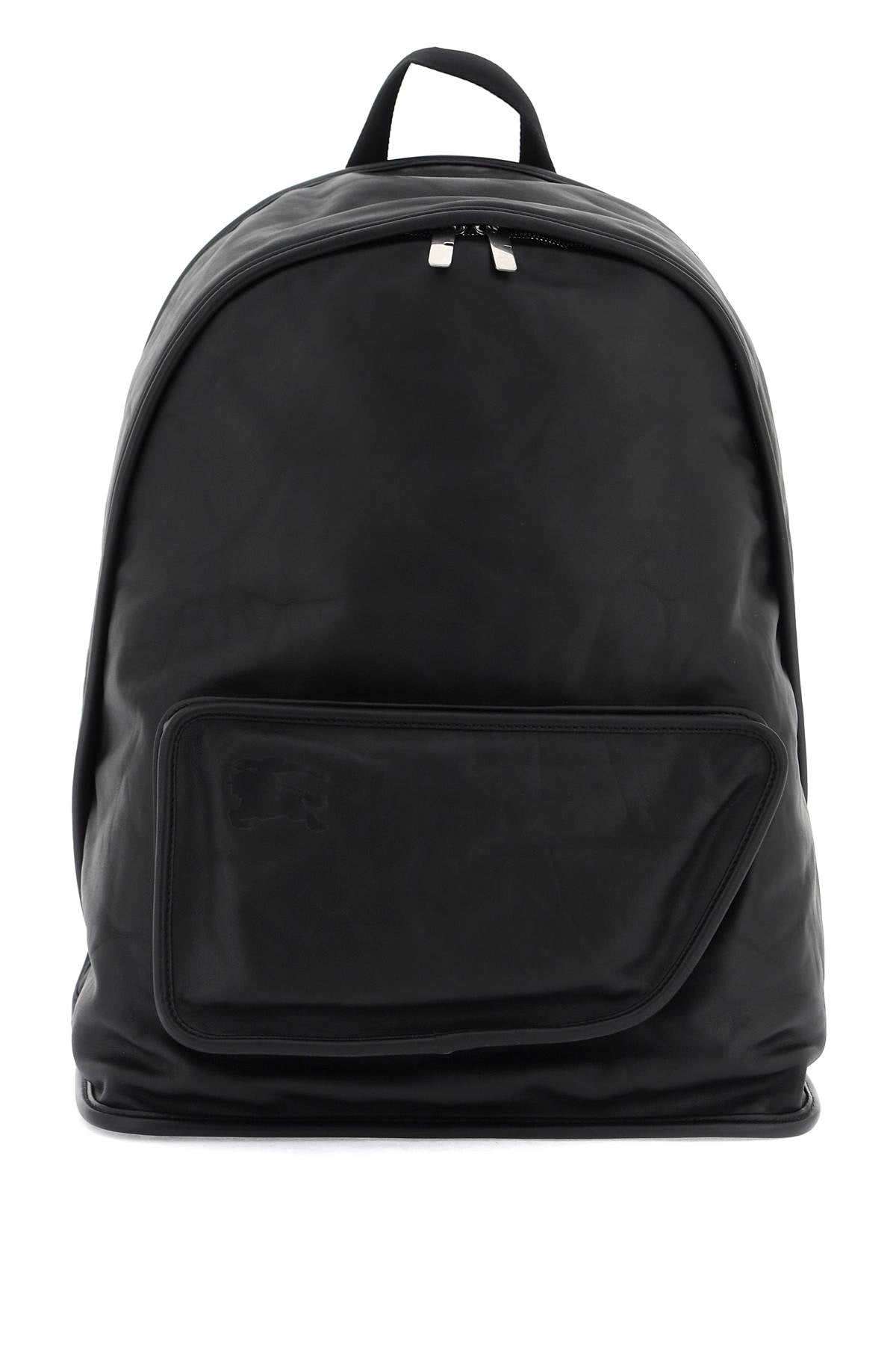 Burberry ‘Crinkled Leather Shield Backpack Men