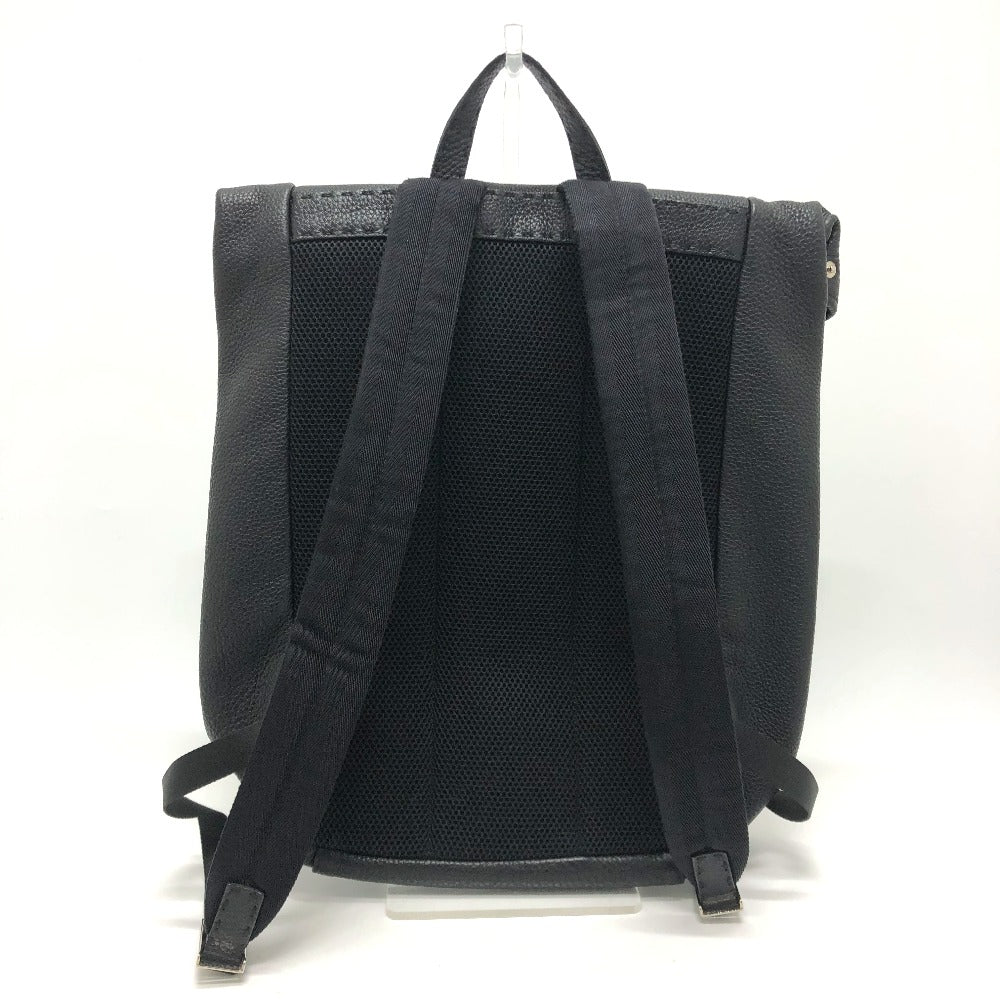 Fendi Backpack Leather Black Backpack Mens