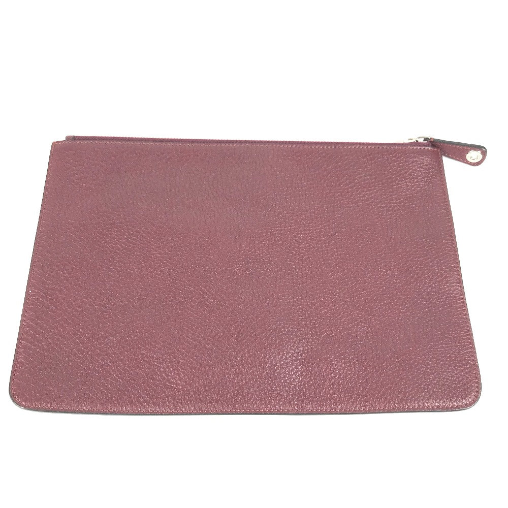 FENDI Clutch bag leather Brown type Pouch pouch Telephone Design mens - Product Image 2