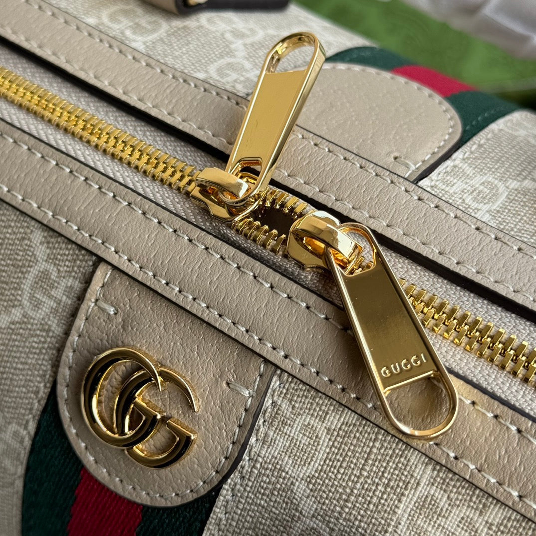 Gucci Ophidia white bag – front view